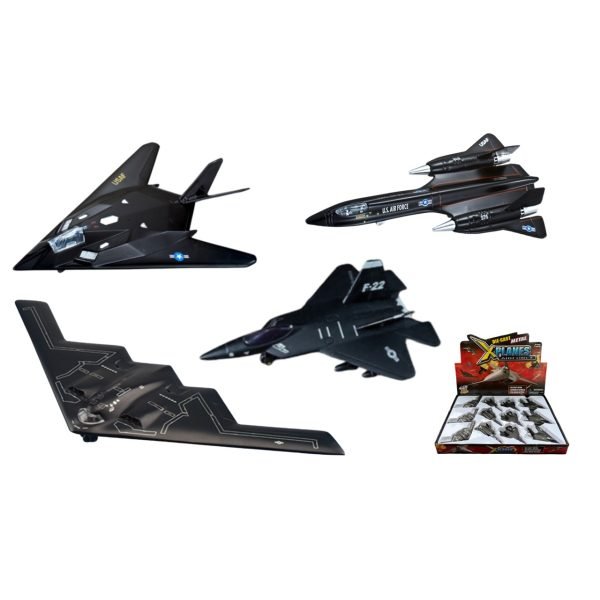 Die-Cast Pull Back Planes Assorted