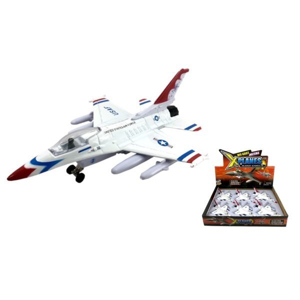 F-16 Fighting Falcon Die-Cast Fighter Jet 7.5"