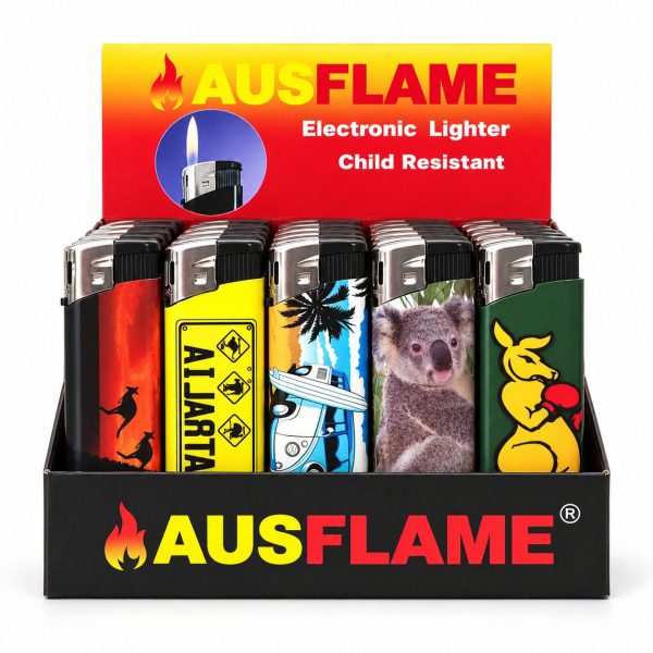 Electronic Refillable Lighter - Aussie