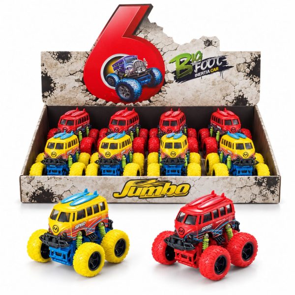 5" 1:34 Diecast Pull Back Big Wheel VW Bus