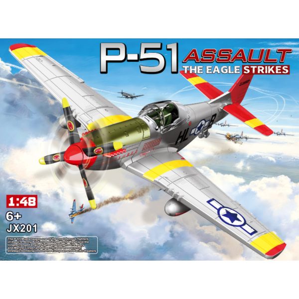 P-51 Mustang Quick-Build Model Kit – Red Markings 1:48