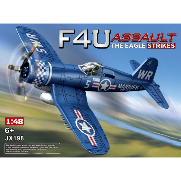 F4U Corsair Quick-Build Model Kit – Dark Blue 1:48