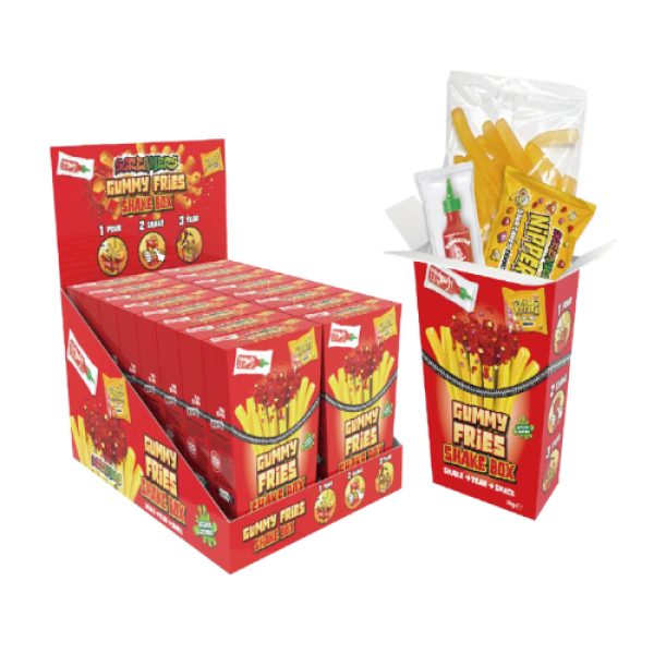 Zed Gummy Fries Shake Box 70g