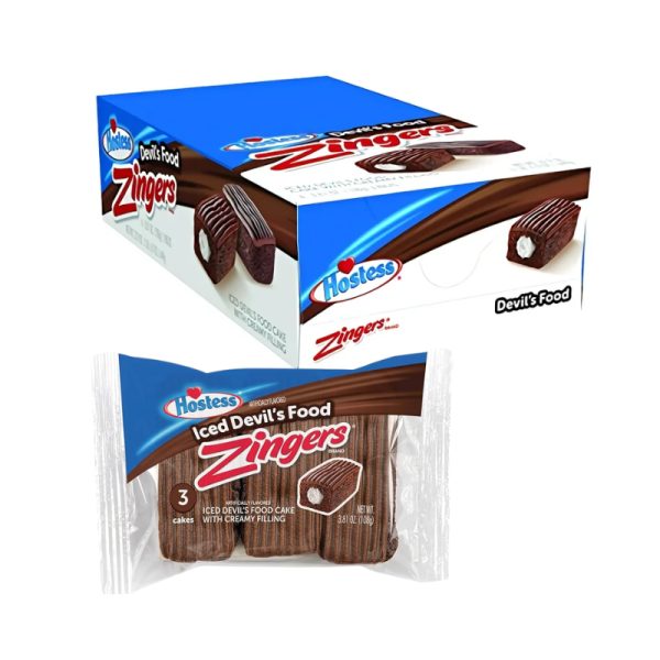 Hostess Zinger Chocolate 3PK 108g