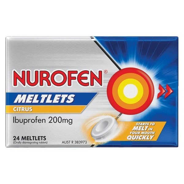 Nurofen PK24 Meltlets Citrus