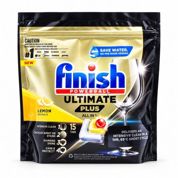 Finish PK15 Powerball Ultimate Plus All In 1 Lemon