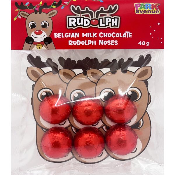 Rudolph Belgian Milk Chocolate Noses 48g
