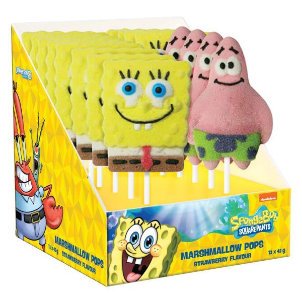 Marshmallow Pops Spongebob 45g
