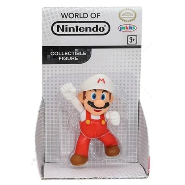 World of Nintendo Fire Mario Mini Collectable Figurine
