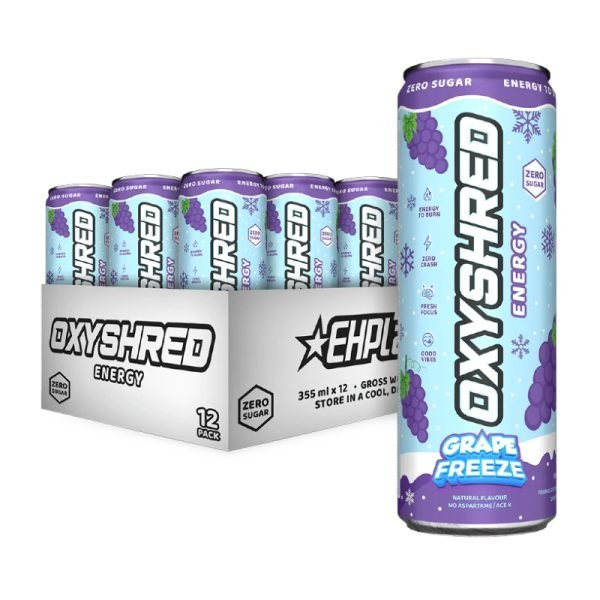 EHP Labs Oxyshred 355ml Energy Grape Freeze