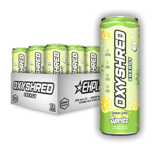 EHP Labs Oxyshred 355ml Energy Lemon Lime Spritz