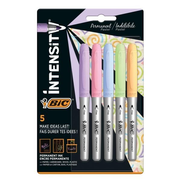 Bic PK5 Permanent Marker Intensity Pastel